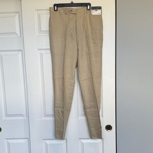 Mens Tan Linen Pants 33x32